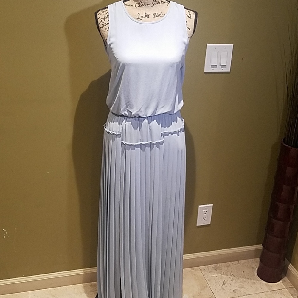 Light blue dress long